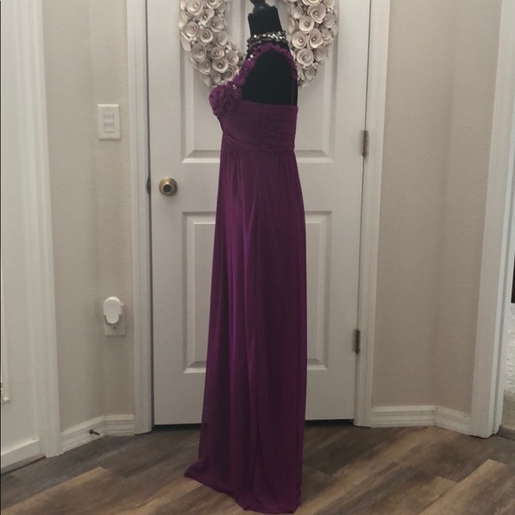 DONATED!!  Jodi Kristopher Purple one shoulder - Picture 3 of 8